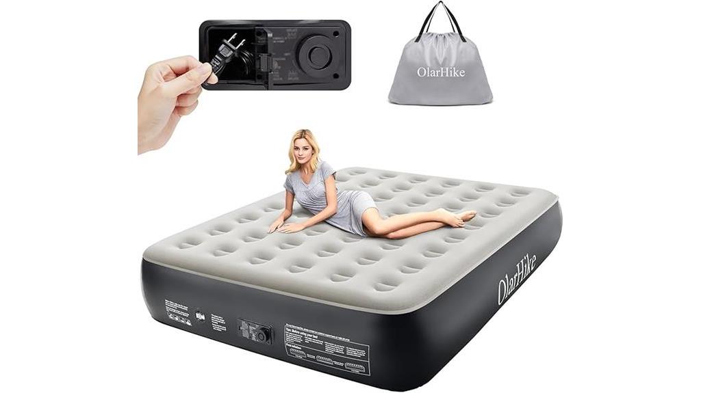 inflatable mattress with pump