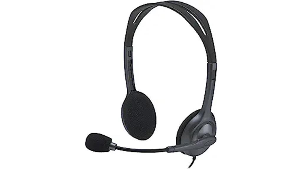 logitech stereo wired headset