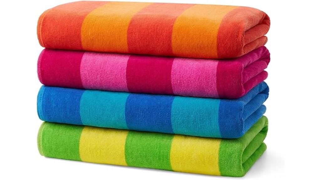 luxurious cotton velour towels