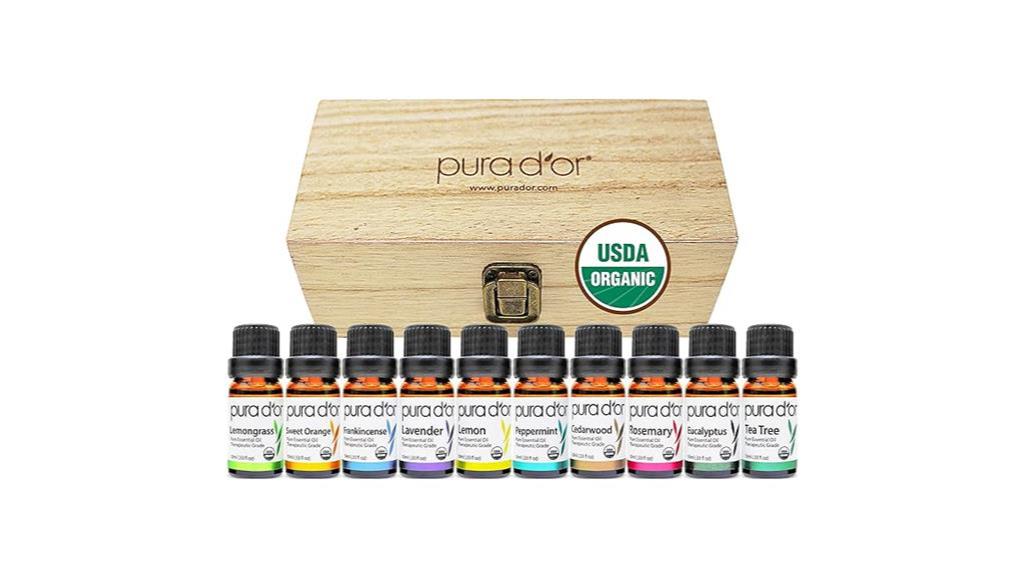 luxurious essential oil collection