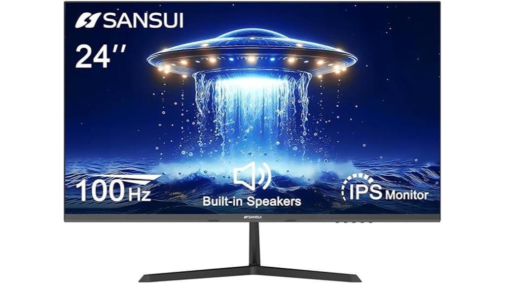 monitor with built in speakers