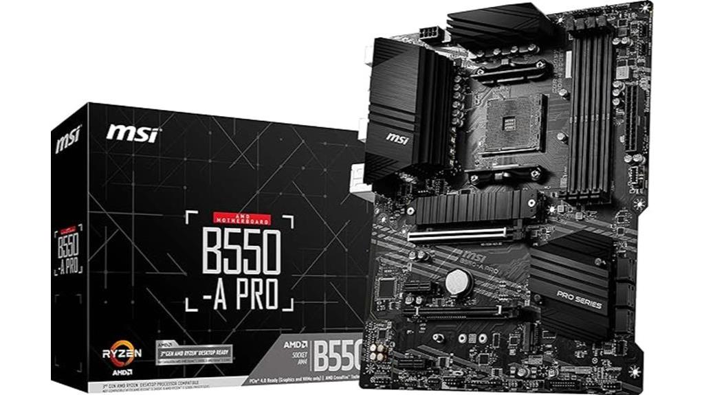 motherboard msi b550 a pro
