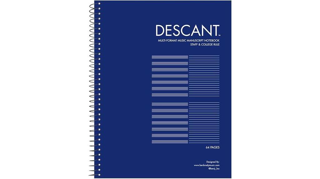 music book with descant