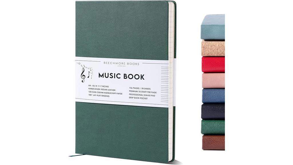 music notebook for composers
