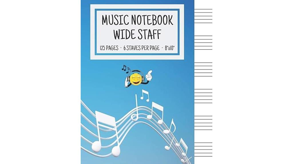 musical notebook for children