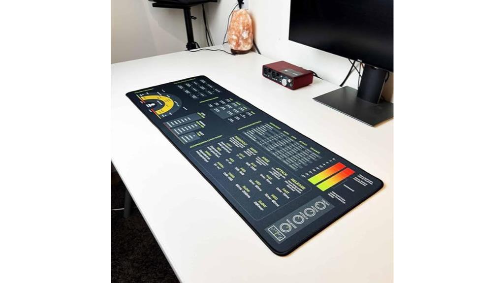 musician s led backlit mousepad