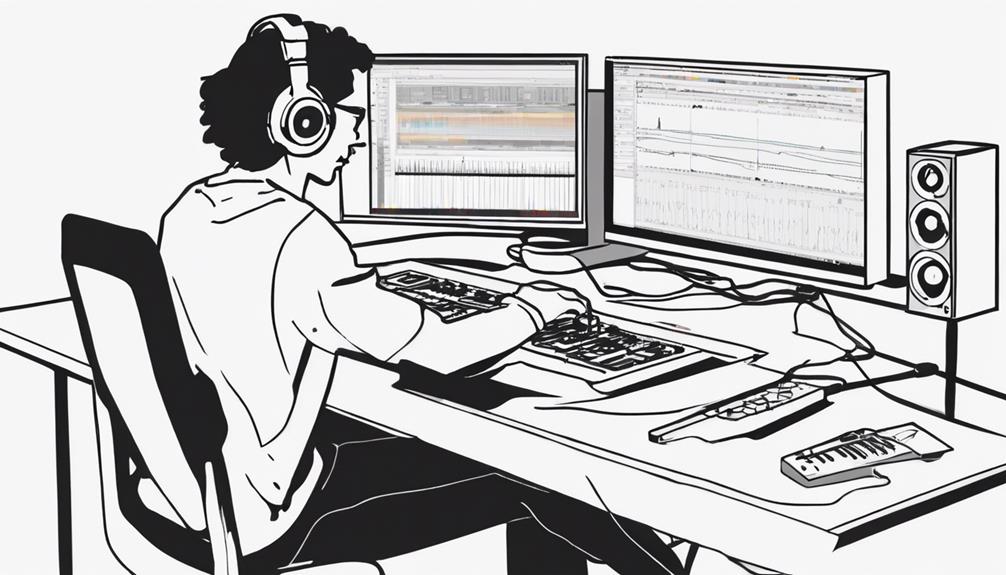 navigating music production software
