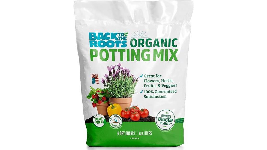 organic potting mix product