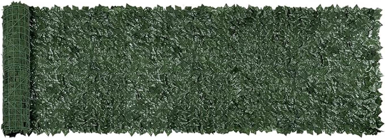 outdoor artificial ivy fence