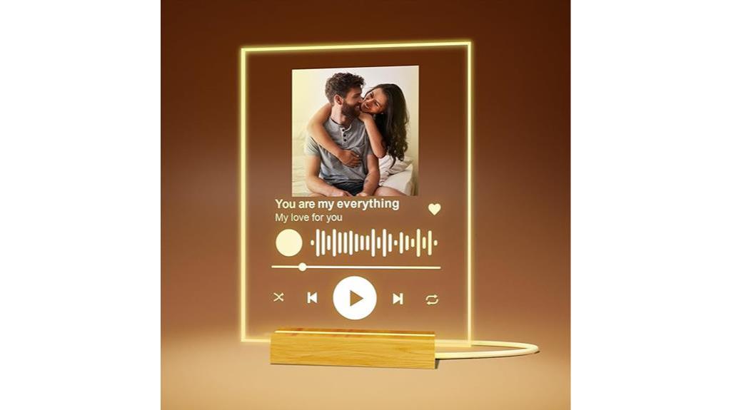 personalized spotify music plaque