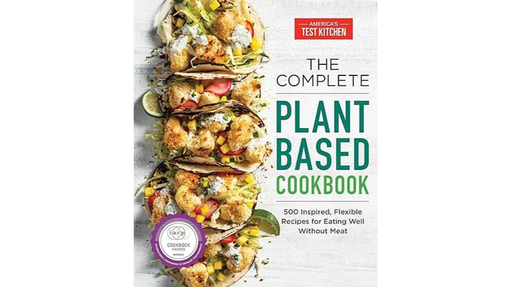 plant based cookbook with 500 recipes