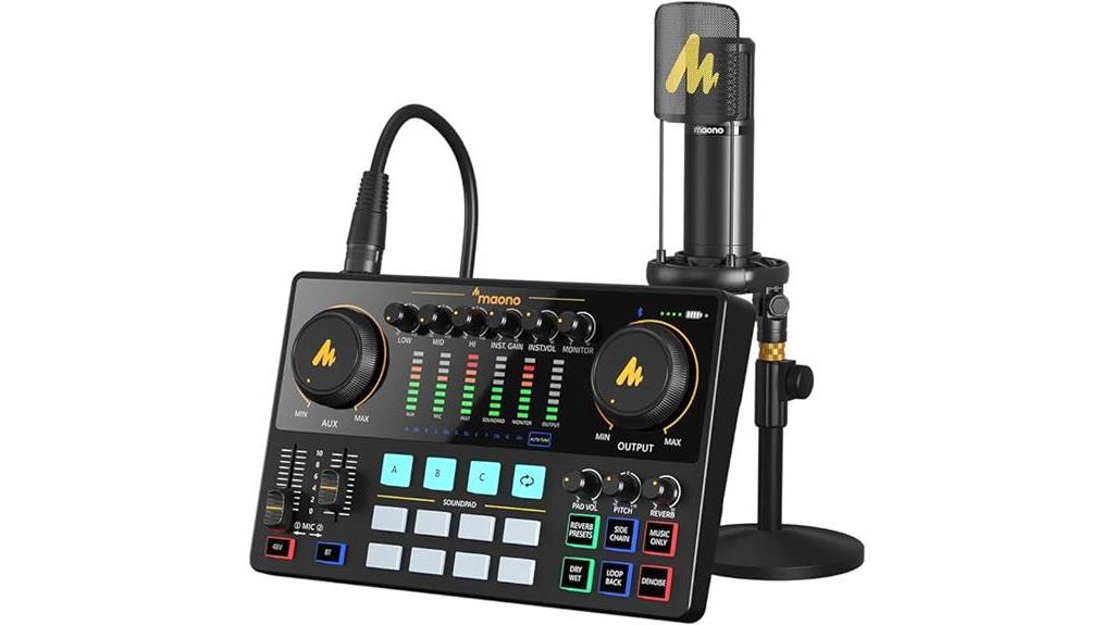 podcast bundle with microphone