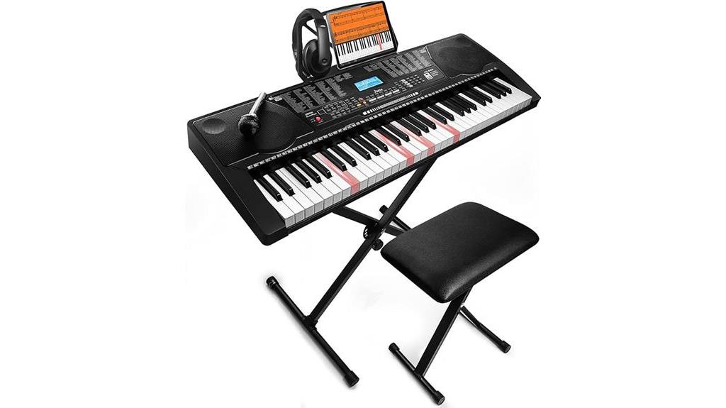 portable electronic keyboard package