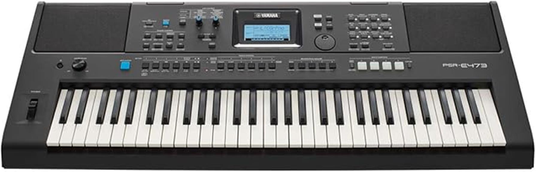 portable yamaha keyboard black