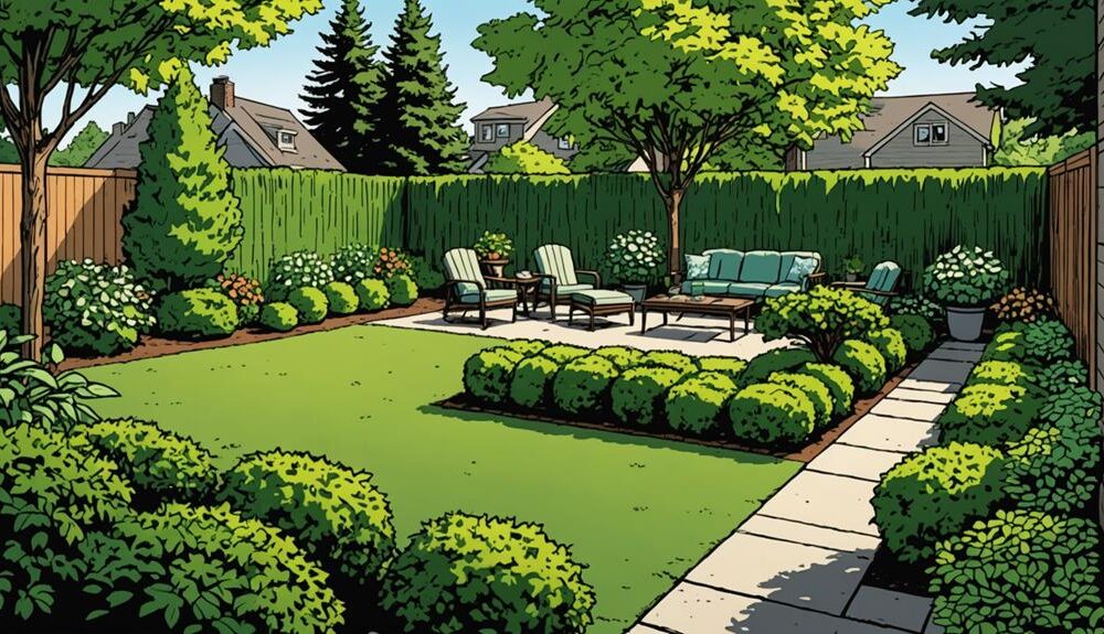 privacy shrubs for tranquility