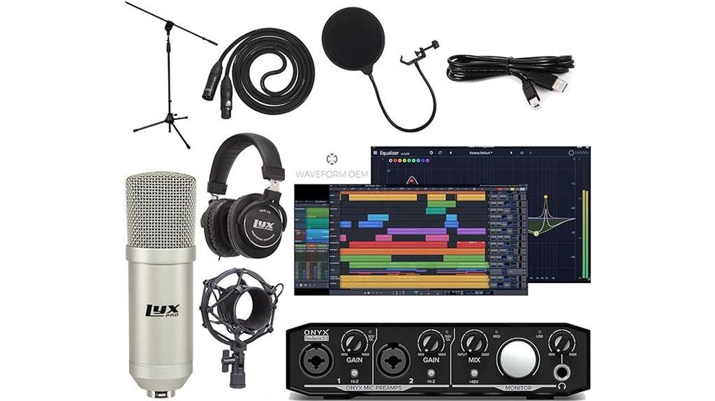 professional audio interface bundle