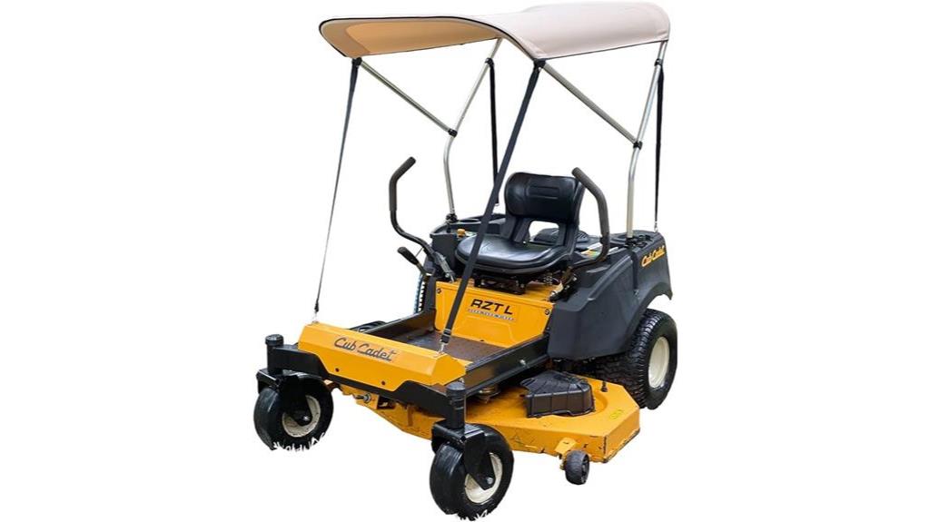 protective canopy for mowers