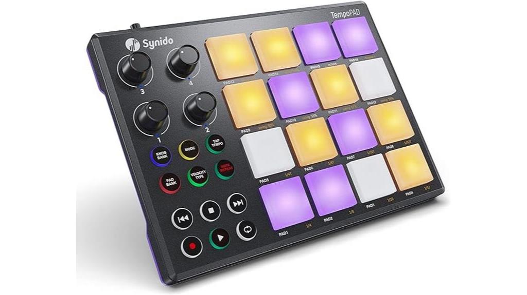 rgb backlit beat pads