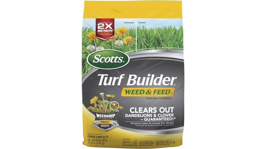 scotts turf builder weed feed