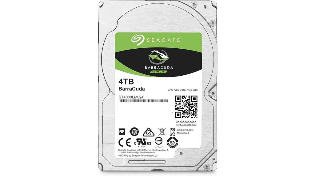 seagate barracuda 4tb drive