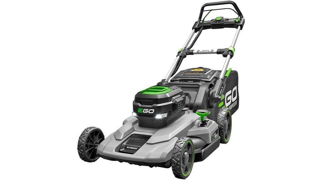self propelled mower with battery