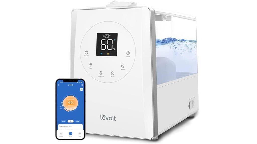 smart humidifier for large rooms