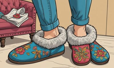 stylish and cozy slippers