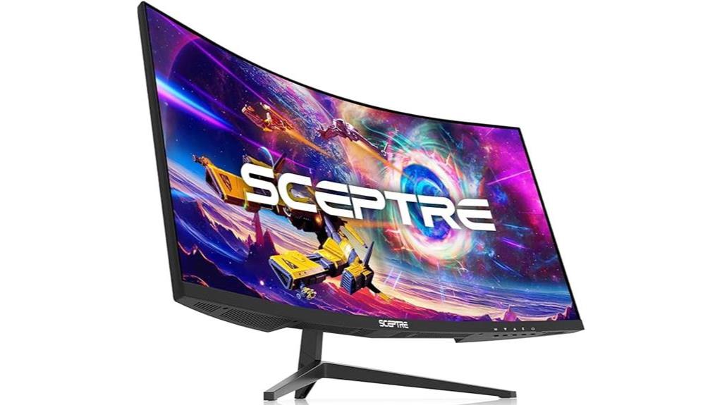 ultra wide curved monitor