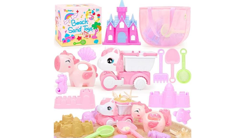 unicorn beach toys set