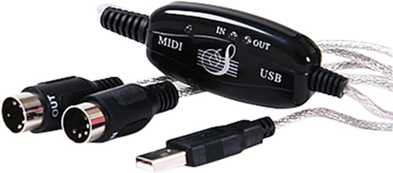 usb midi cable converter