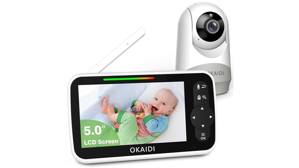 video baby monitor with large screen