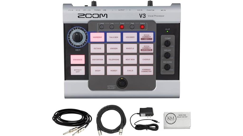 vocal effects processor package
