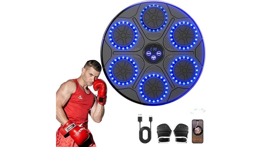 wall mounted music boxing machine