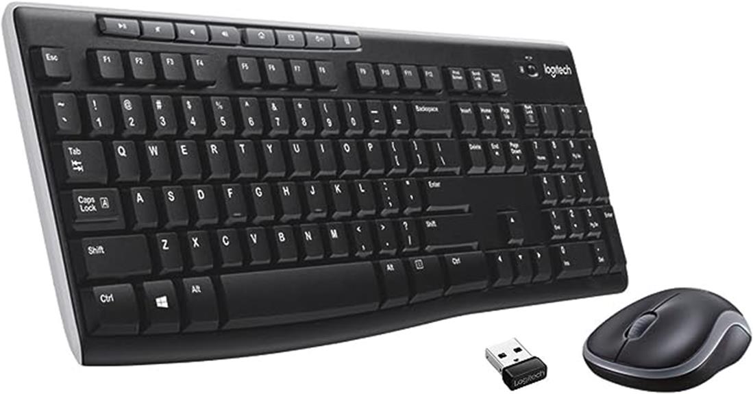 wireless logitech keyboard combo