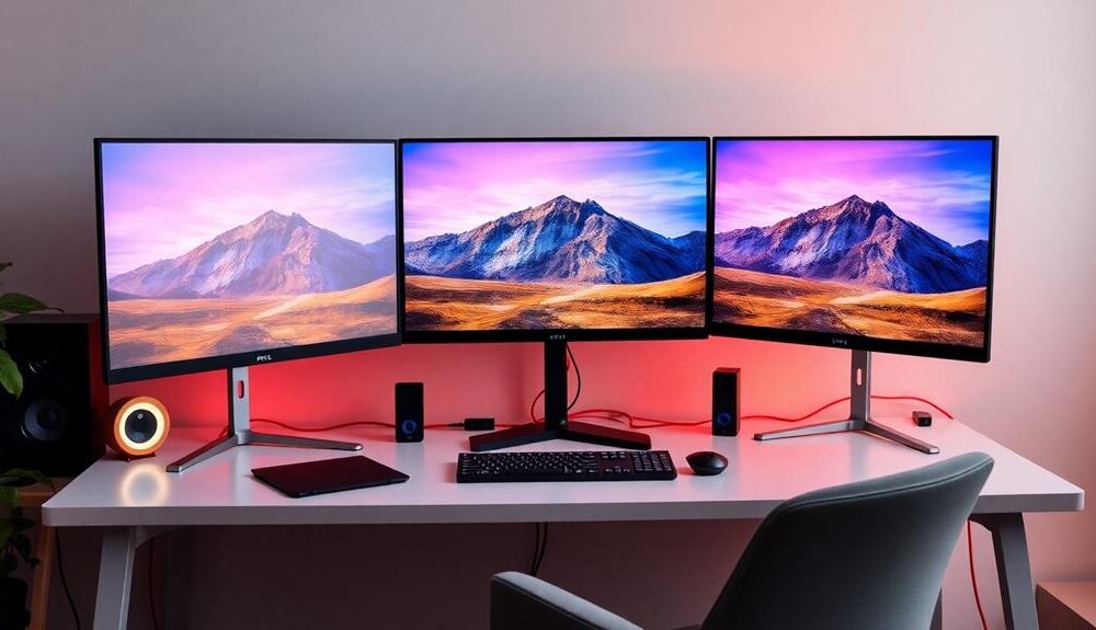 affordable multi monitor workspaces