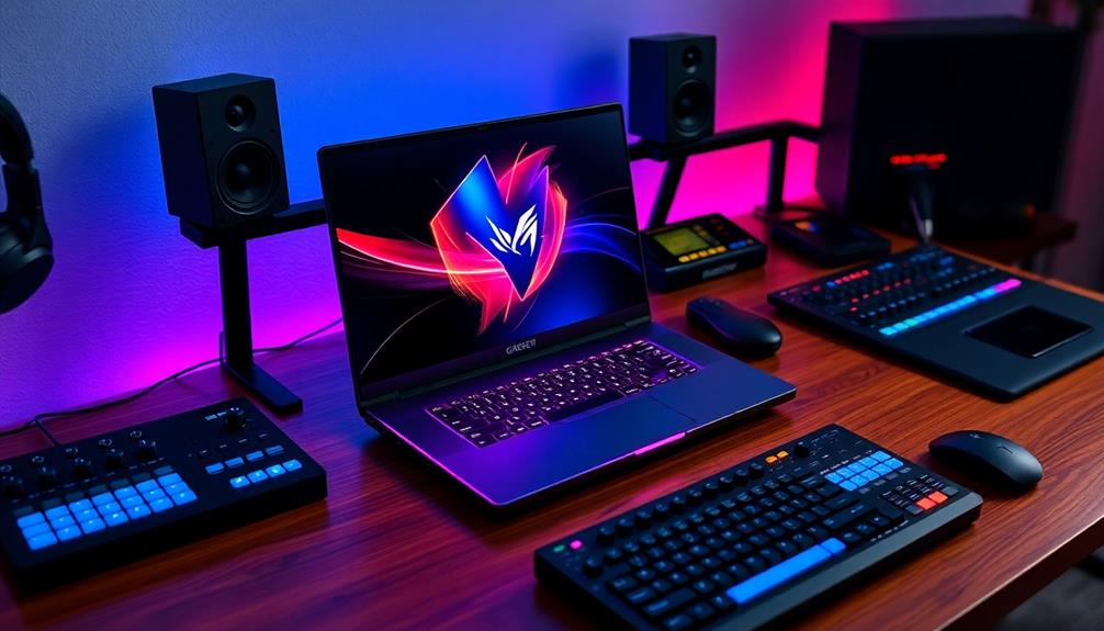 gaming laptops for music production