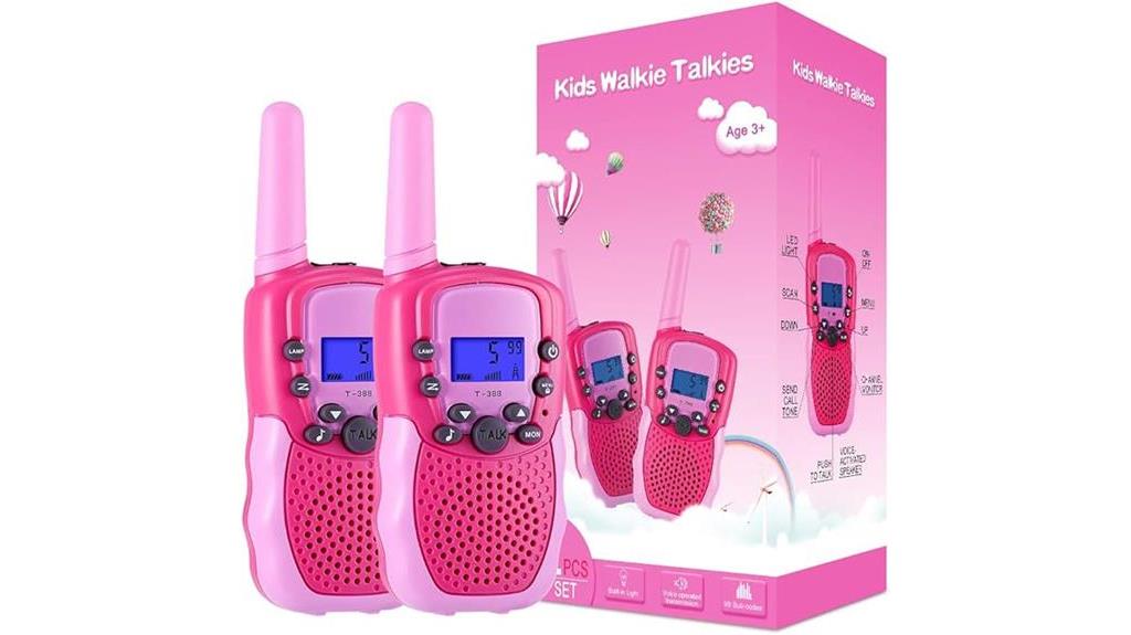 kids 2 way walkie talkies