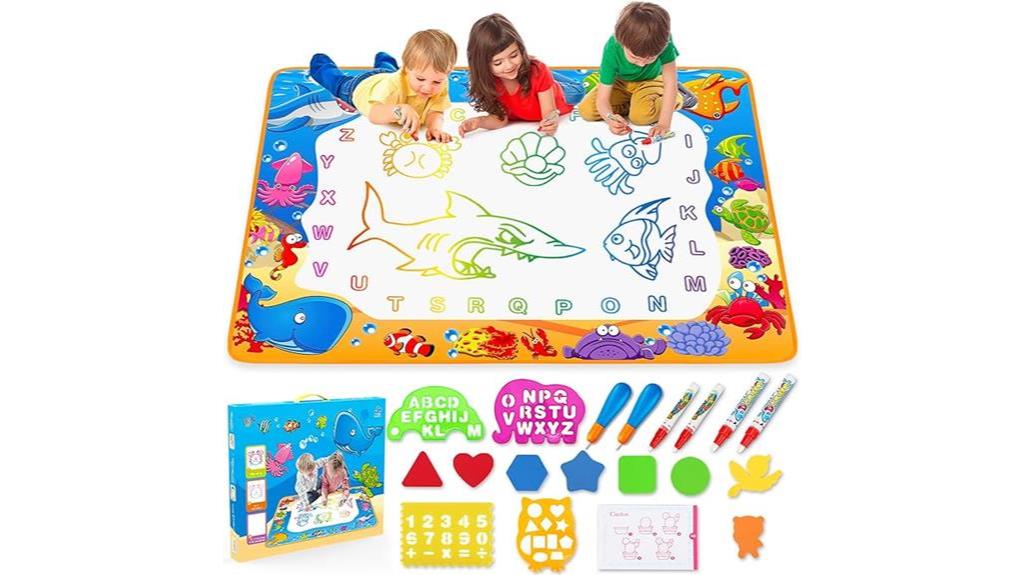 kids water doodle mat