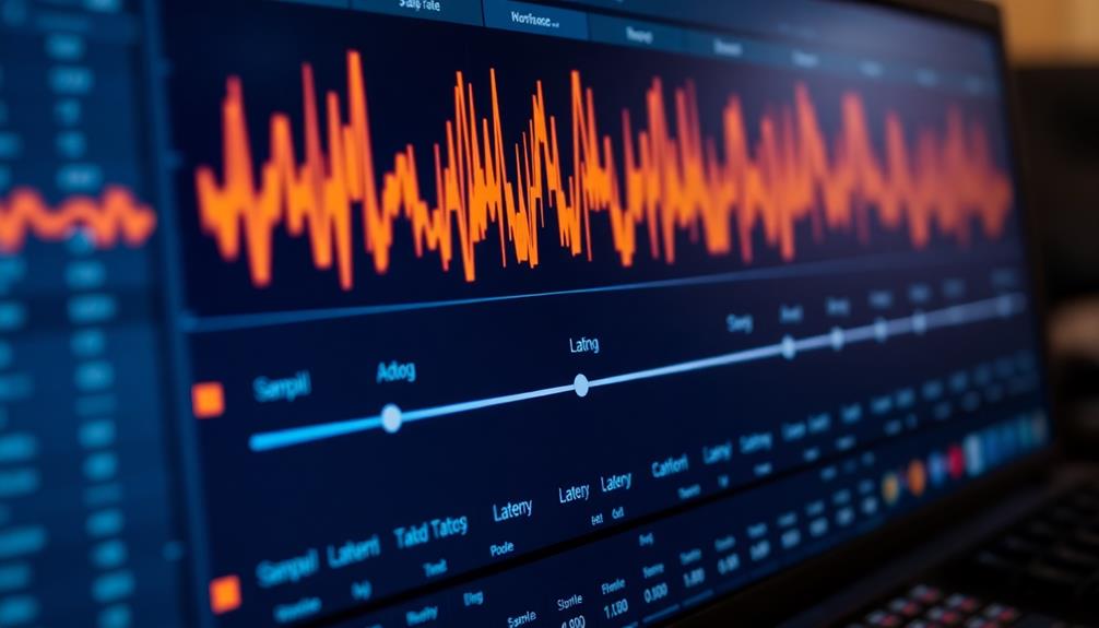 latency and sample rate management