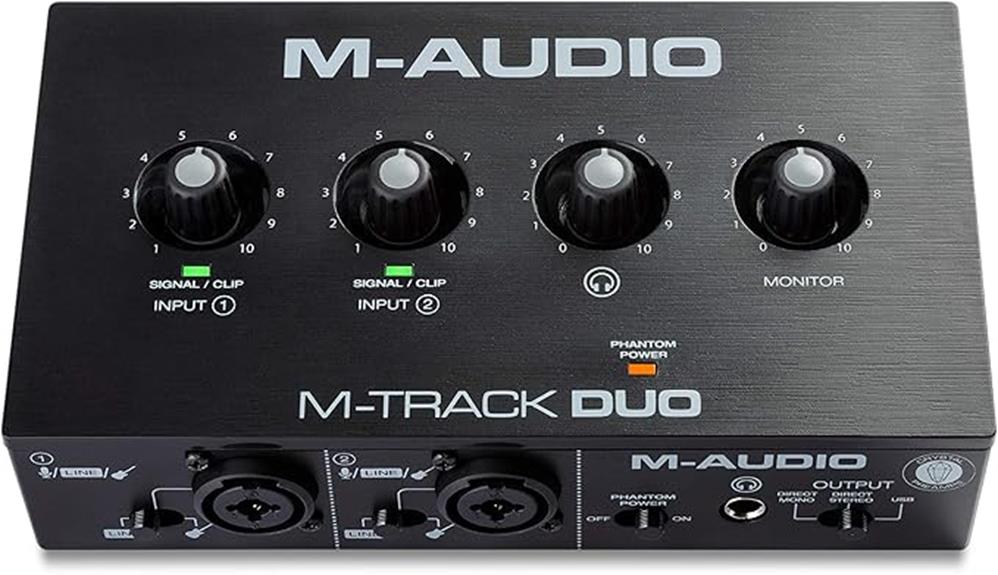 m audio usb audio interface