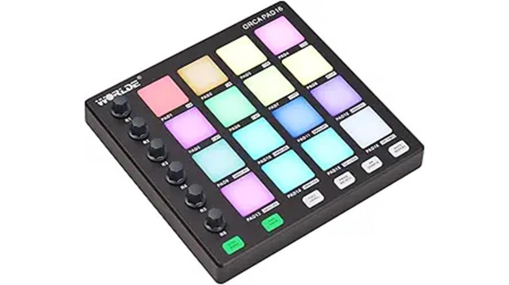 midi controller with knobs