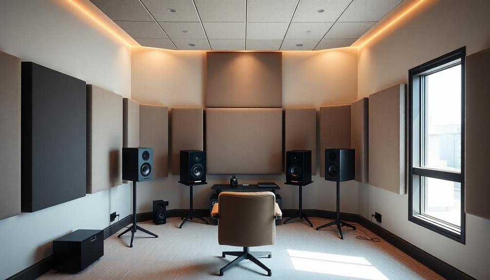 monitor positioning for studio acoustics