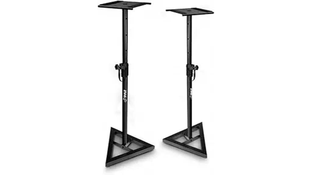 pyle adjustable speaker stands