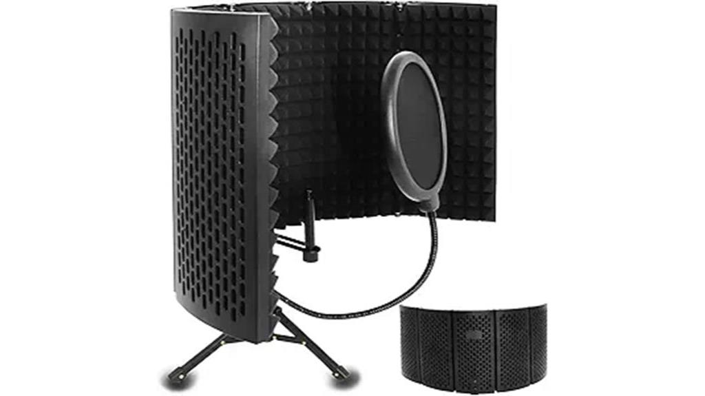 soundproofing microphone shield setup