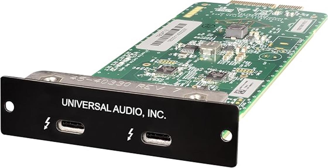 thunderbolt 3 audio card