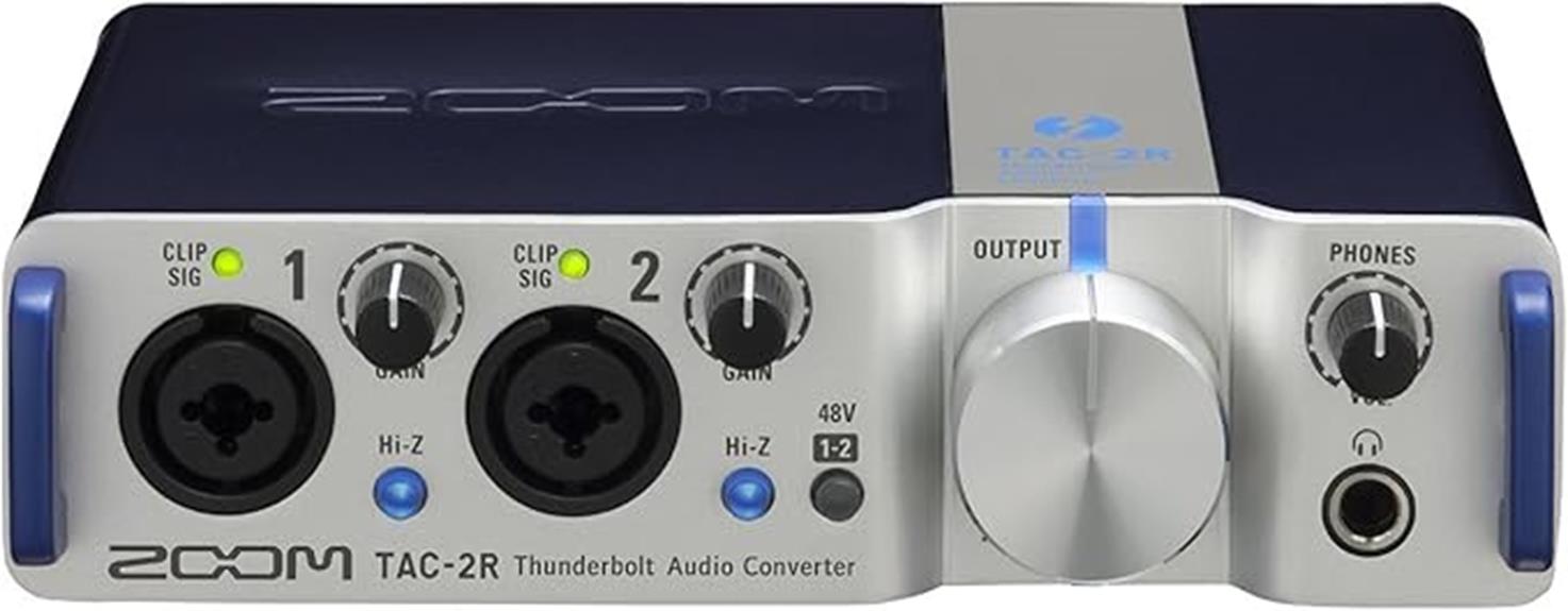 zoom tac 2r audio interface