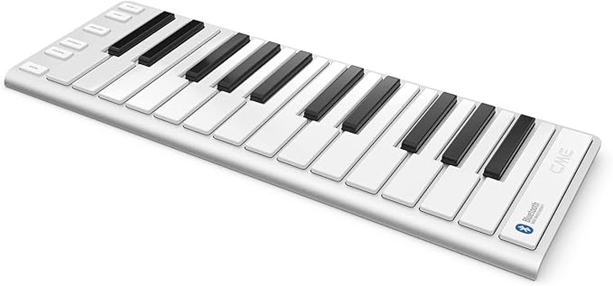 25 key bluetooth midi keyboard