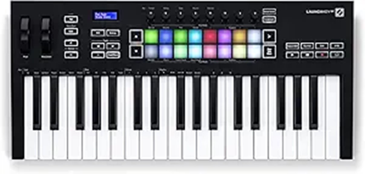 37 key midi controller