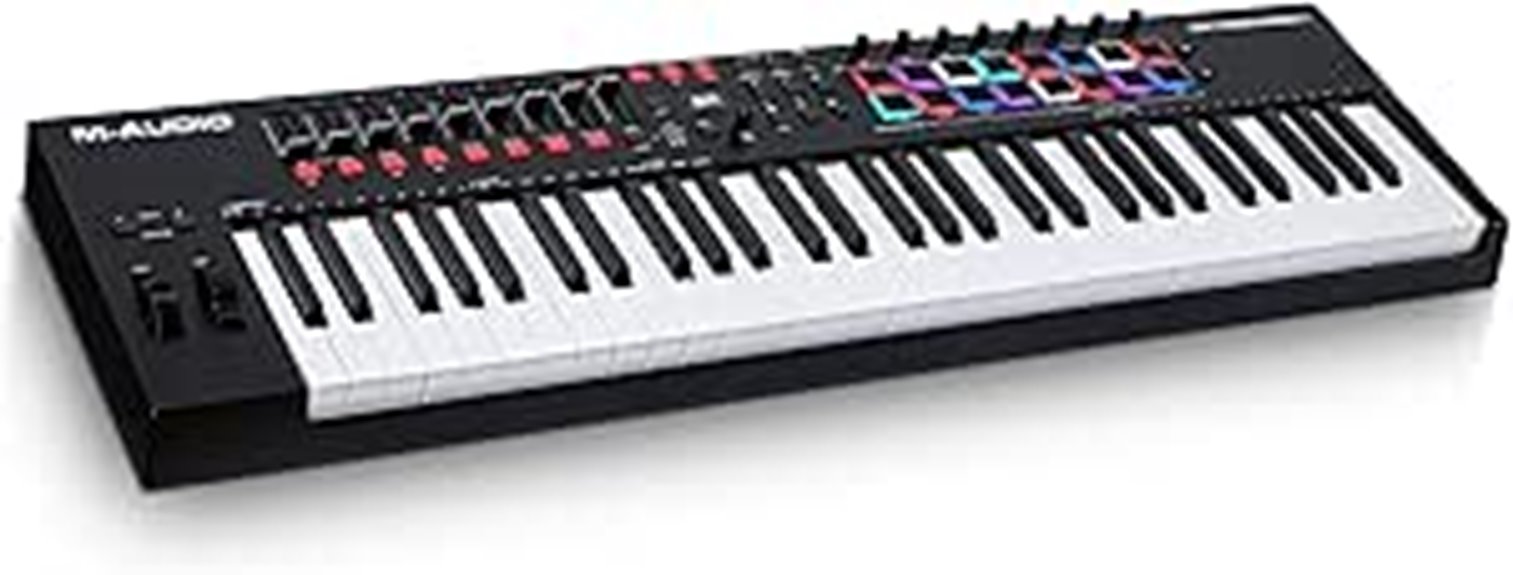 61 key midi controller