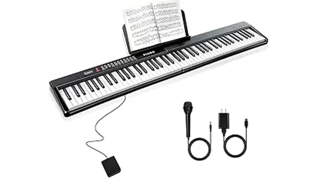 88 key midi digital piano